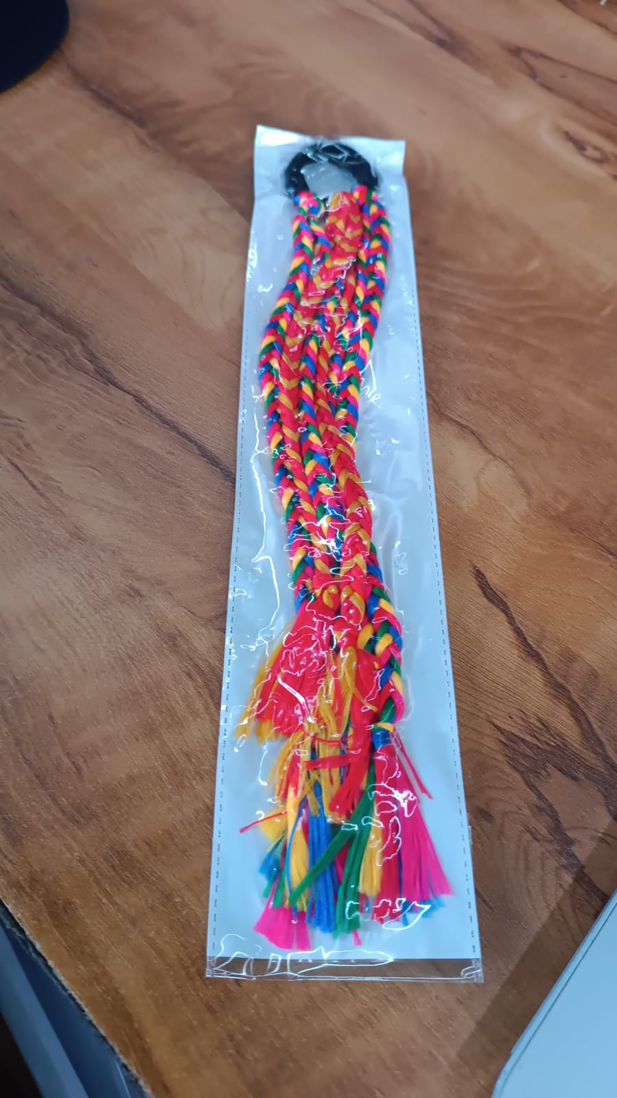 Traditional Multicolor Braided Hair Extension with Tassels Traditional Multicolor Braided Hair Extension with Tassels